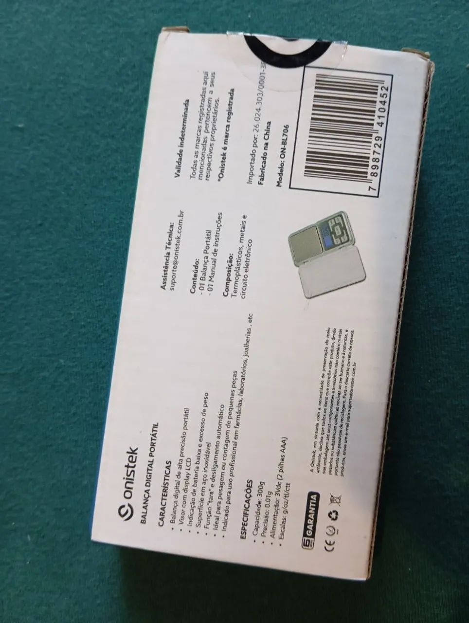 ? Balança Digital Portátil  - Compacta, Prática e Funcionando Perfeitamente! - Foto 2