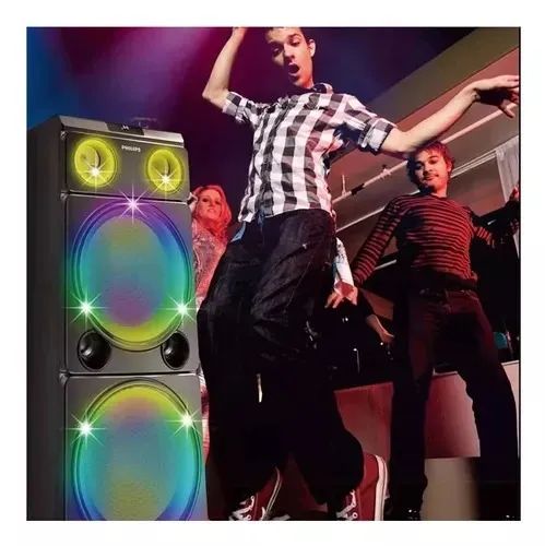 Caixa Torre de Som Bluetooth Philips Party Speaker 2400w - Foto 5