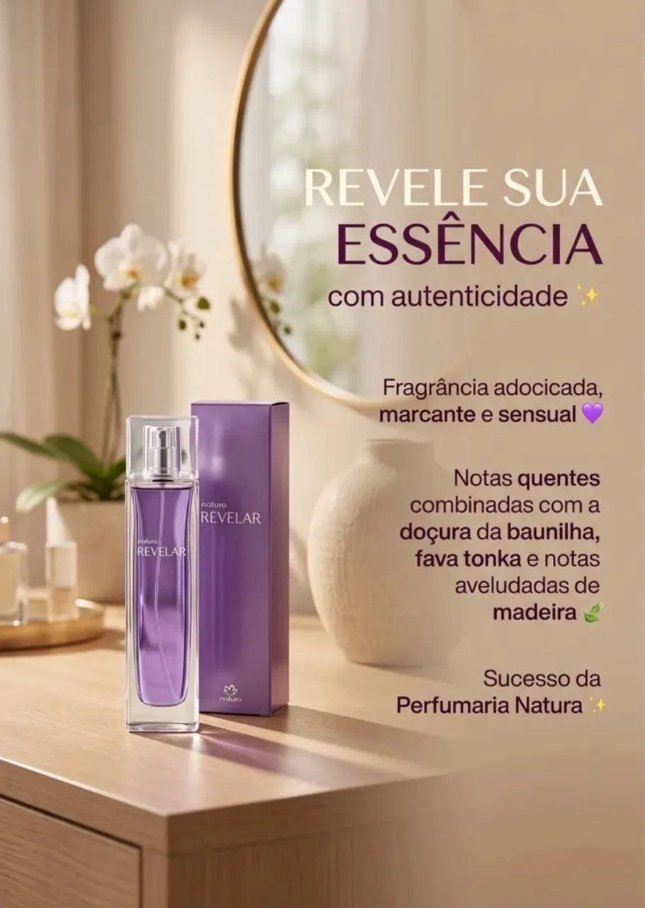 Clássico Perfume Revelar da Natura 