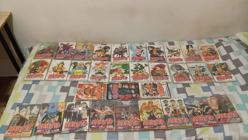 Mangás Naruto 42, 45, 47, 58 e 65