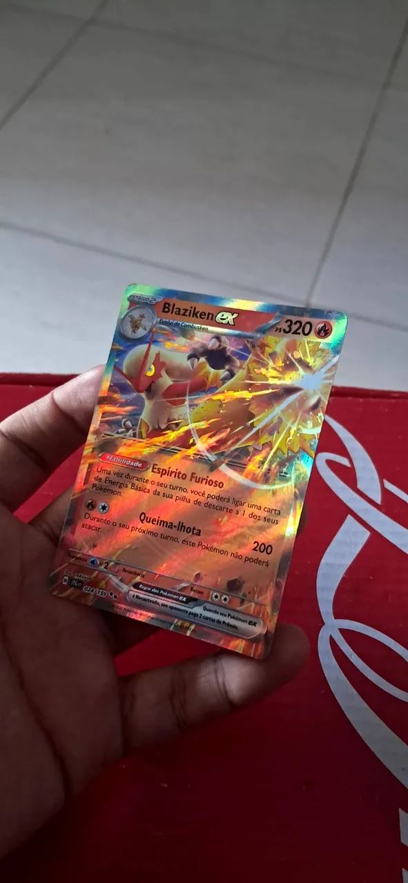 Carta pokémon- Blaziken Ex (024/159)