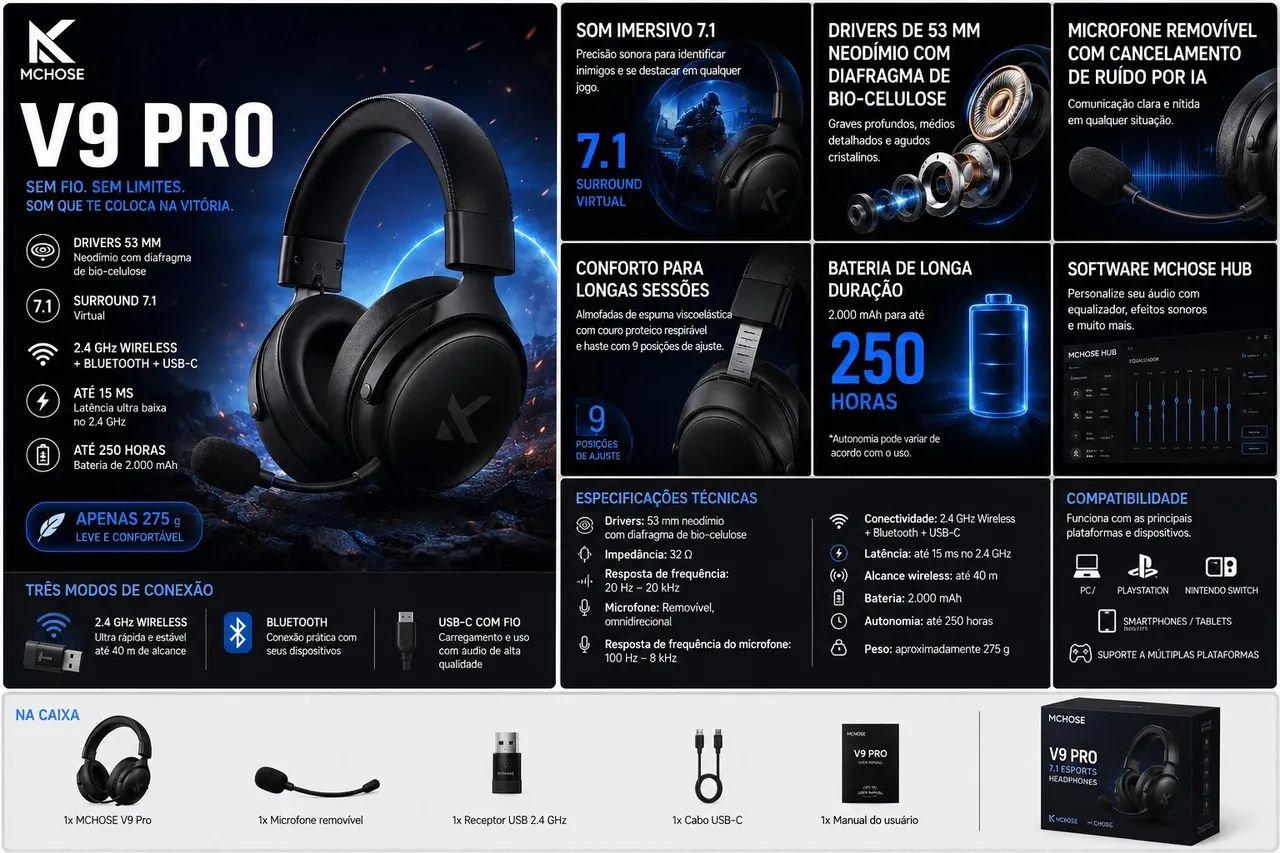 MCHOSE V9 PRO