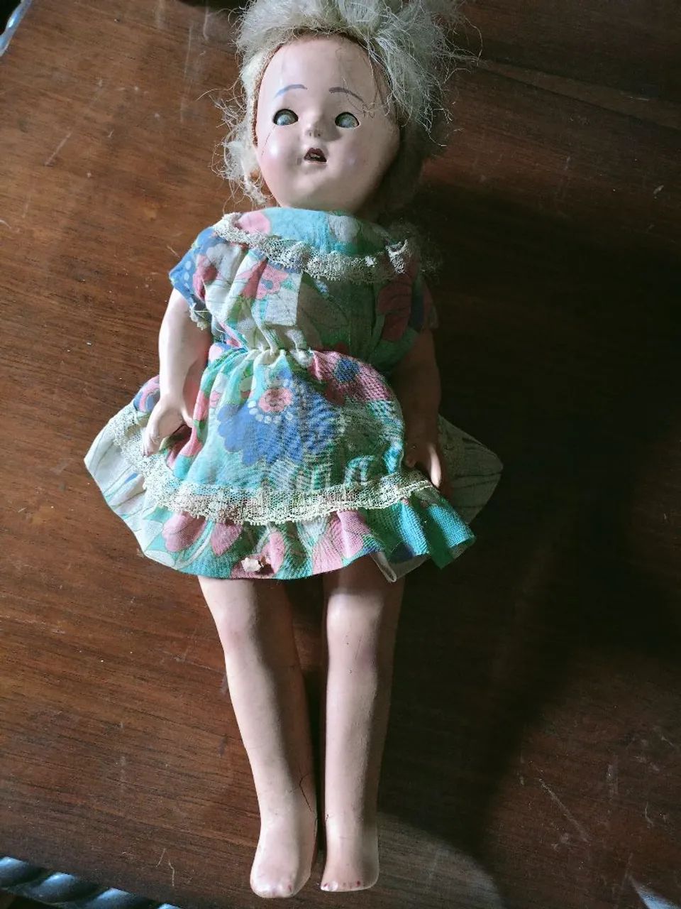 Boneca de porcelana antiga  - Foto 5