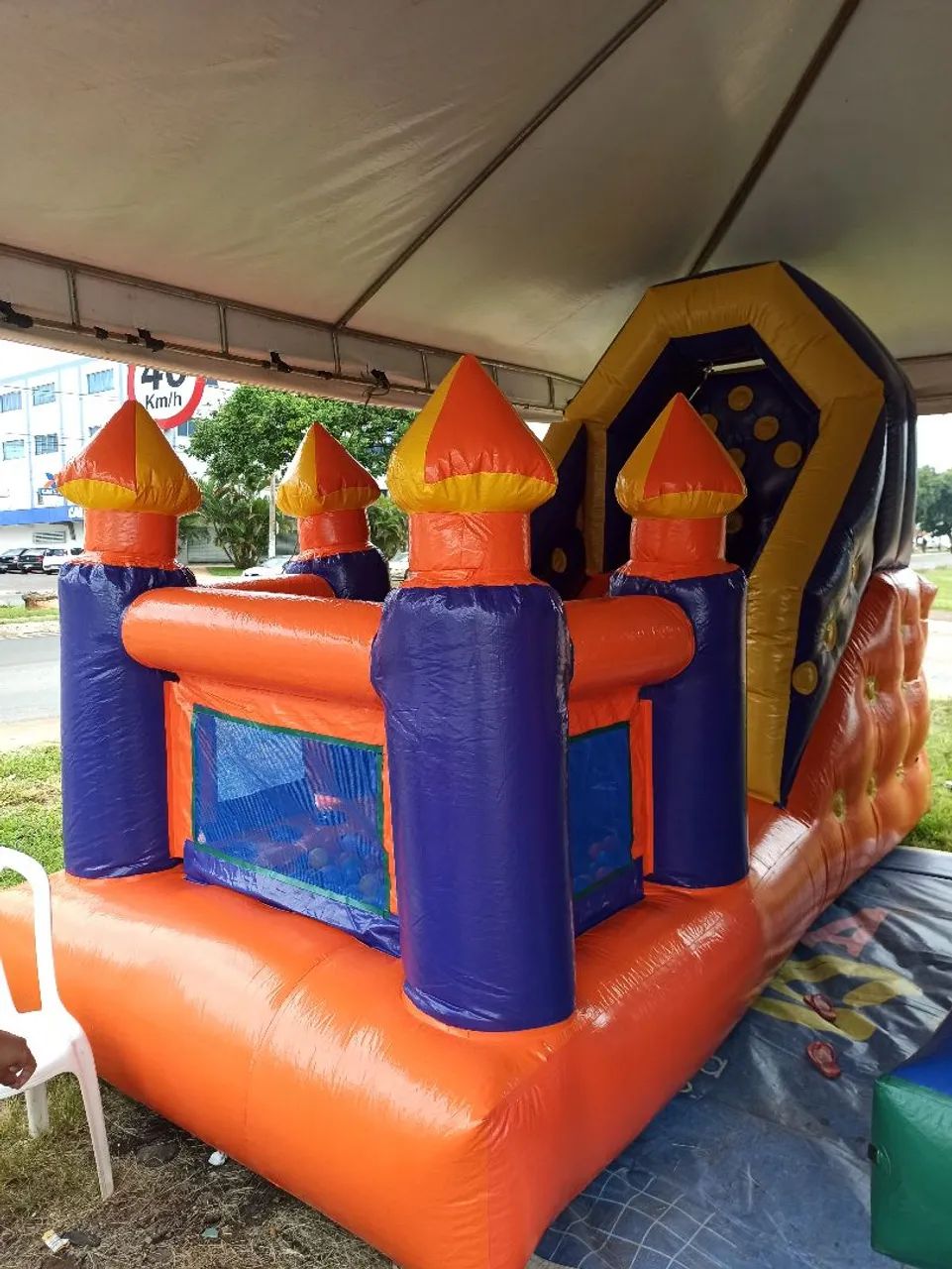 Castelinho pula pula e Mini Tobogã com Piscina de Bolinhas  - Foto 3