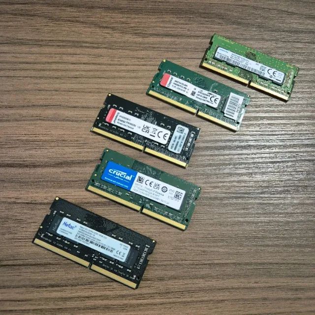 Memória RAM (DDR4 / 3200 MHz) p/ Notebook - 16 ou 32 GB c/ Garantia - Avalio trocas !!!