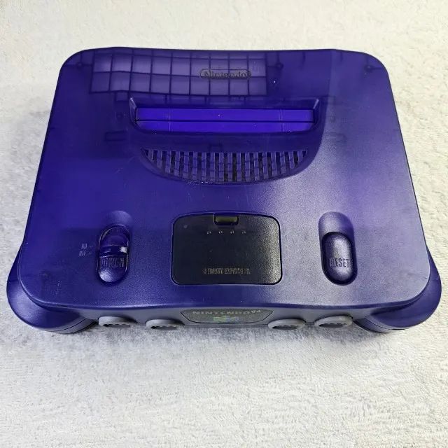 Console Nintendo 64 Uva Nacional Com Super Mario 64 e Pilotwings 64. Tudo funcionando ok. - Foto 5