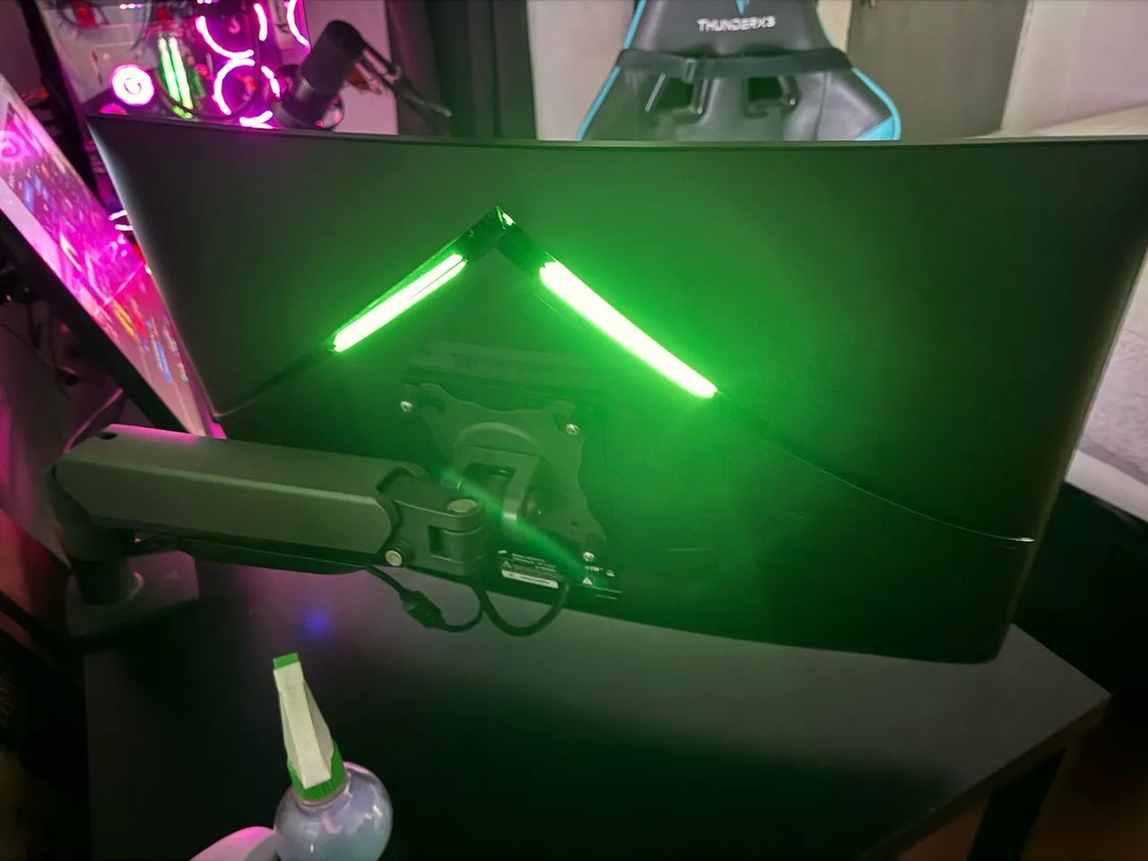 Monitor superframe 2k 165Hz Curvo + Braço articular - Foto 2