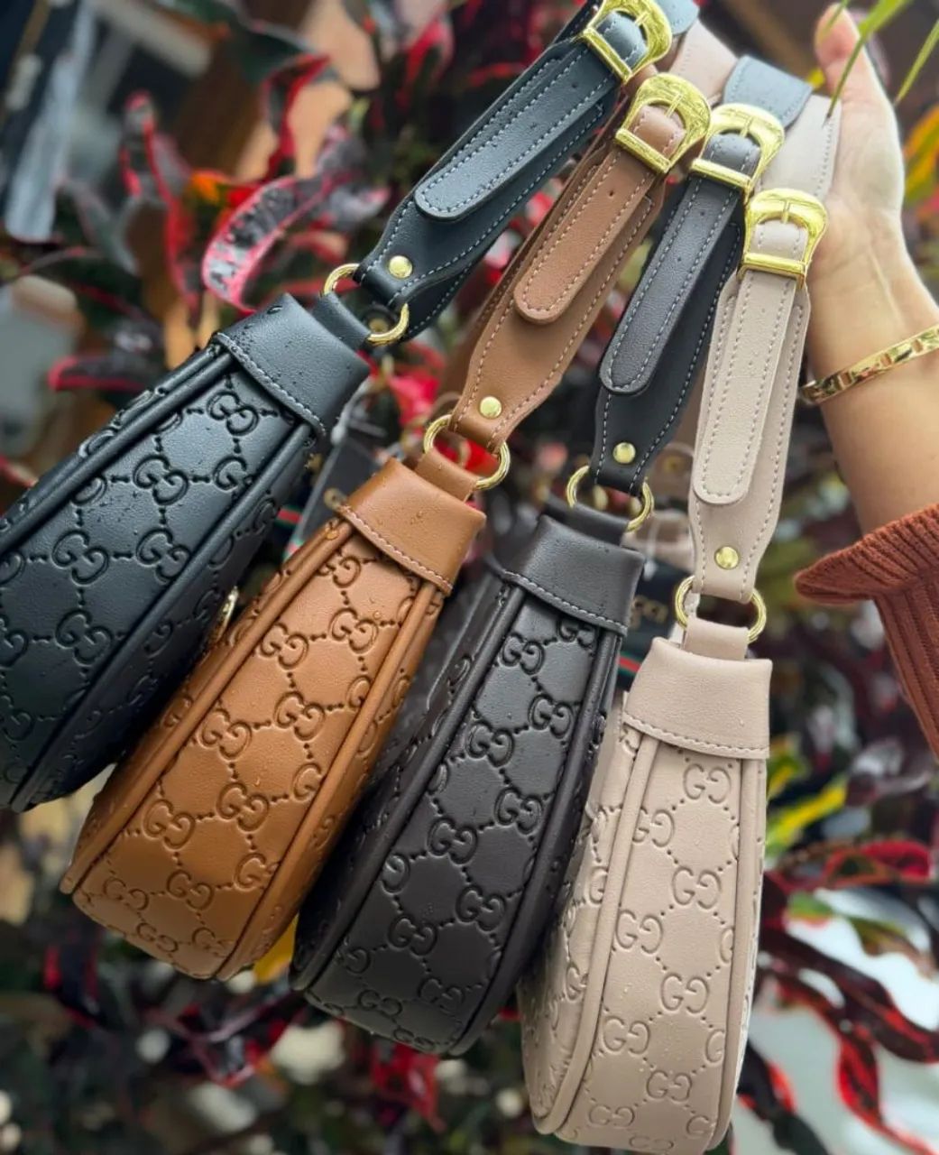 Bolsa Estilo Gucci Aphrodite Meia-Lua Premium - Foto 5