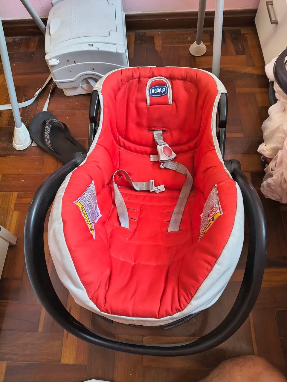 Conjunto carrinho + bebe conforto chicco - Foto 3