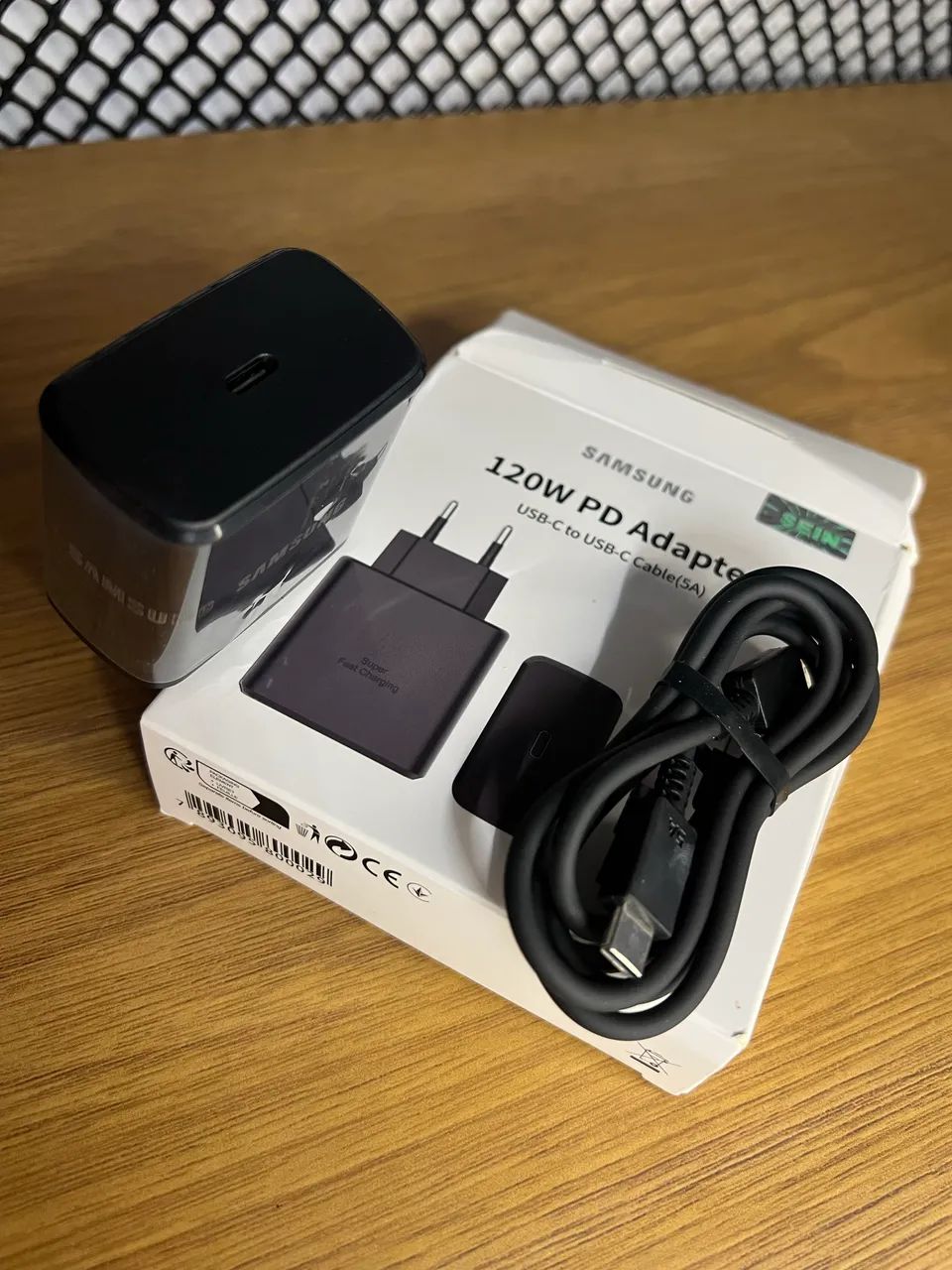 Carregador Samsung 120w Turbo Usb-c Bivolt Tipo C Cor Preto - Foto 5