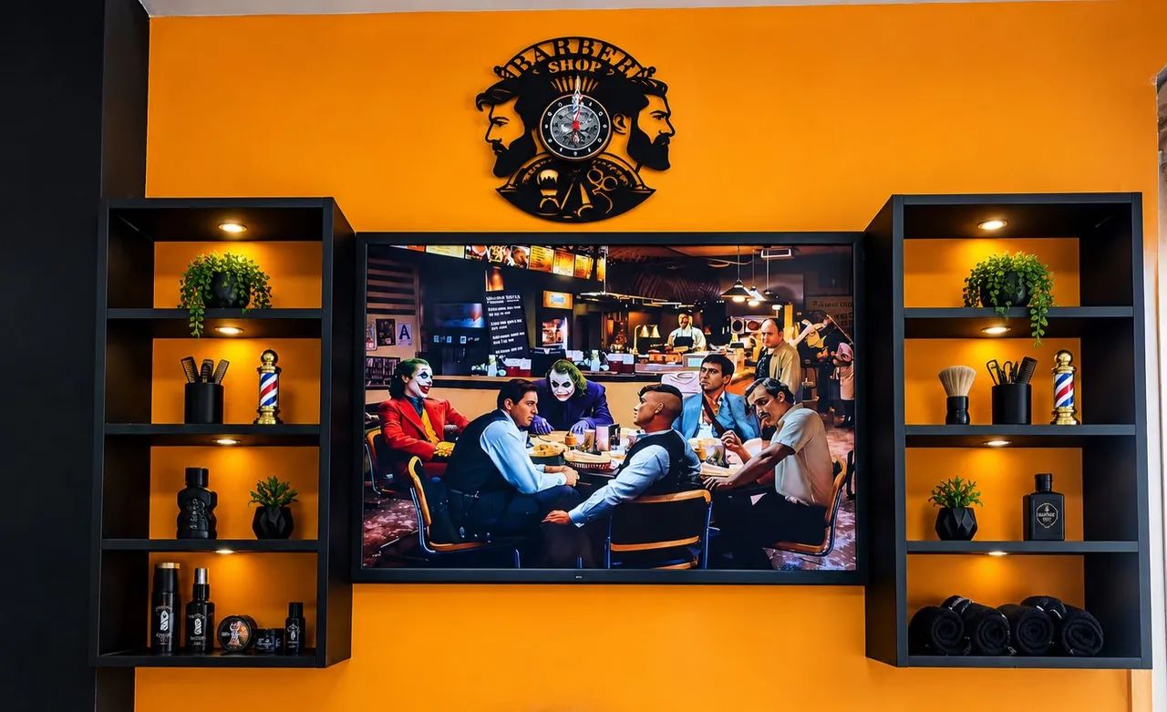 Parteleiras com quadro Vilões 