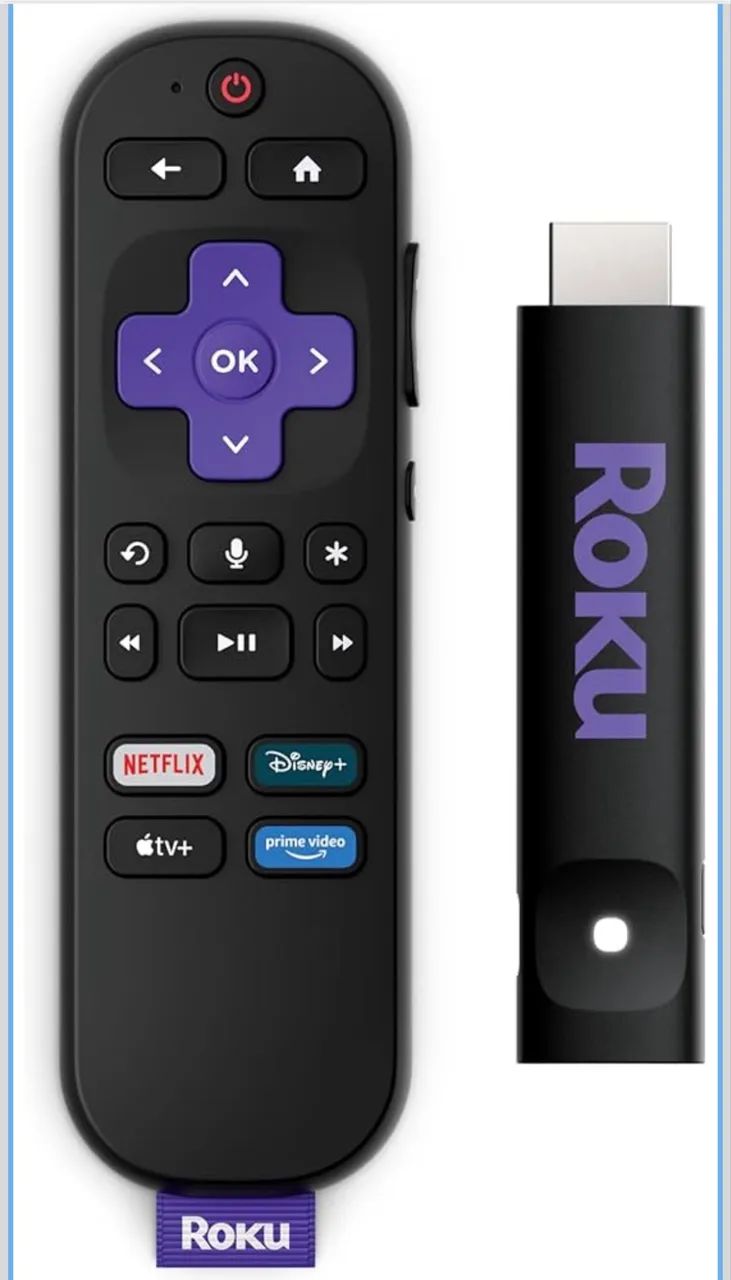 Roku Streaming Stick HD 2025 | Dispositivo de streaming para TV HD/FHD com controle remoto - Foto 2