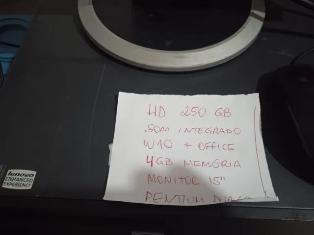 computador lenovo completo e pronto pra uso - Foto 4