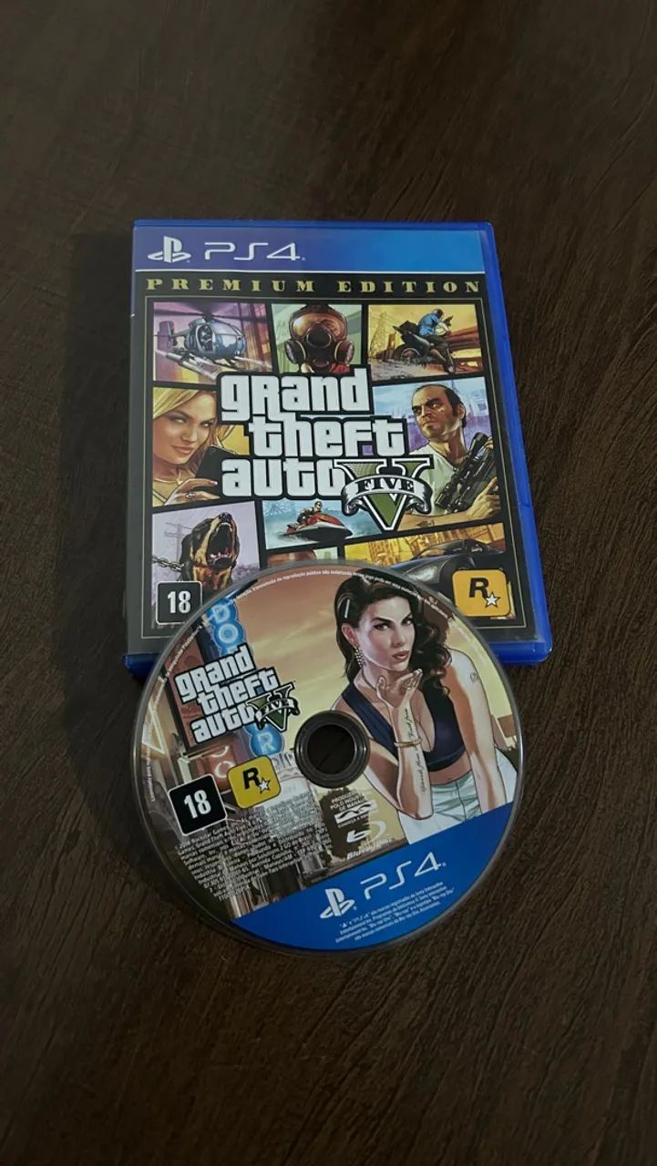 Jogo Playstation 4 Gta V + mapa