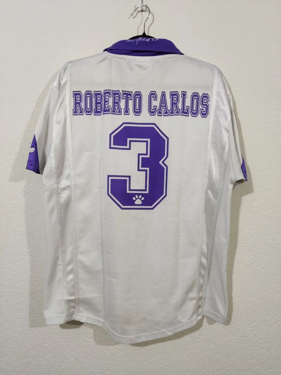 Camisa Real Madrid 1997/1998 Roberto Carlos Kelme G - Foto 2