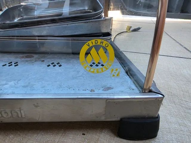 Estufa quente para salgados + 6 bandejas comercio mercearia padaria em geral - Foto 4