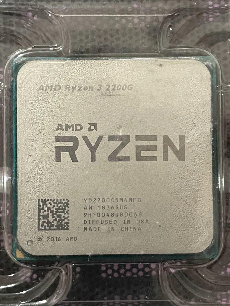 PROCESSADOR AMD RYZEN 3 2200G 3.5ghz AM4 com Radeon Vega Graphics - Foto 2