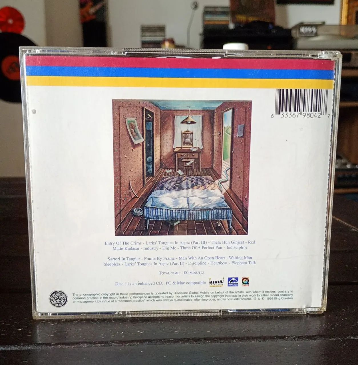 Cd KING CRIMSON Absent Lovers Duplo Importado  - Foto 2