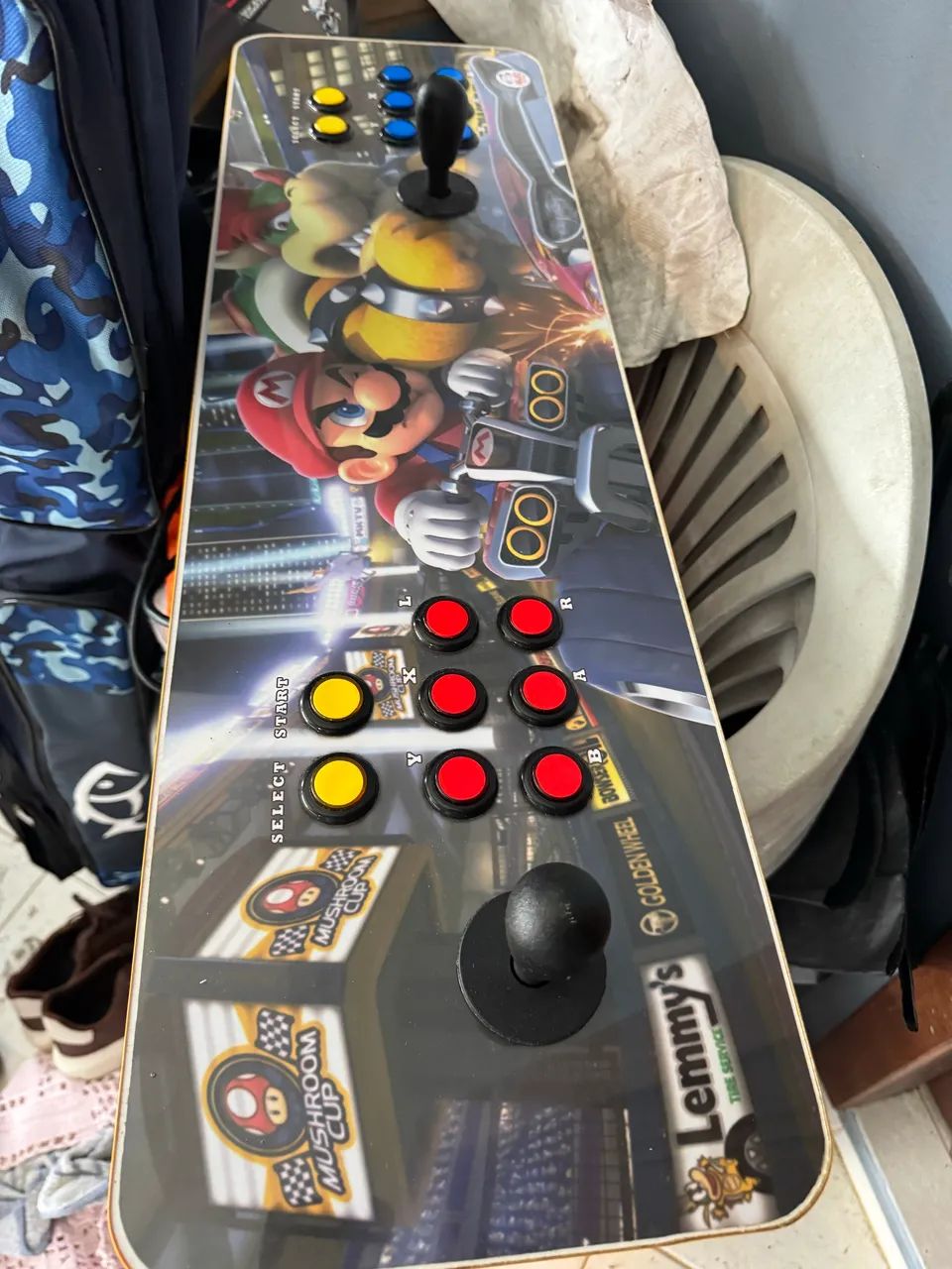 Console retrô de jogos
