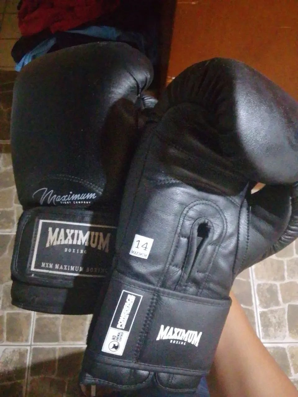 Luva de boxe maximum mais saco de pancada e luva brinde  - Foto 3