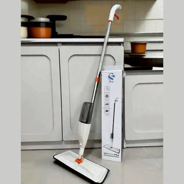 Mop Spray Multifuncional Borrifador Reservatório Microfibra - Foto 2
