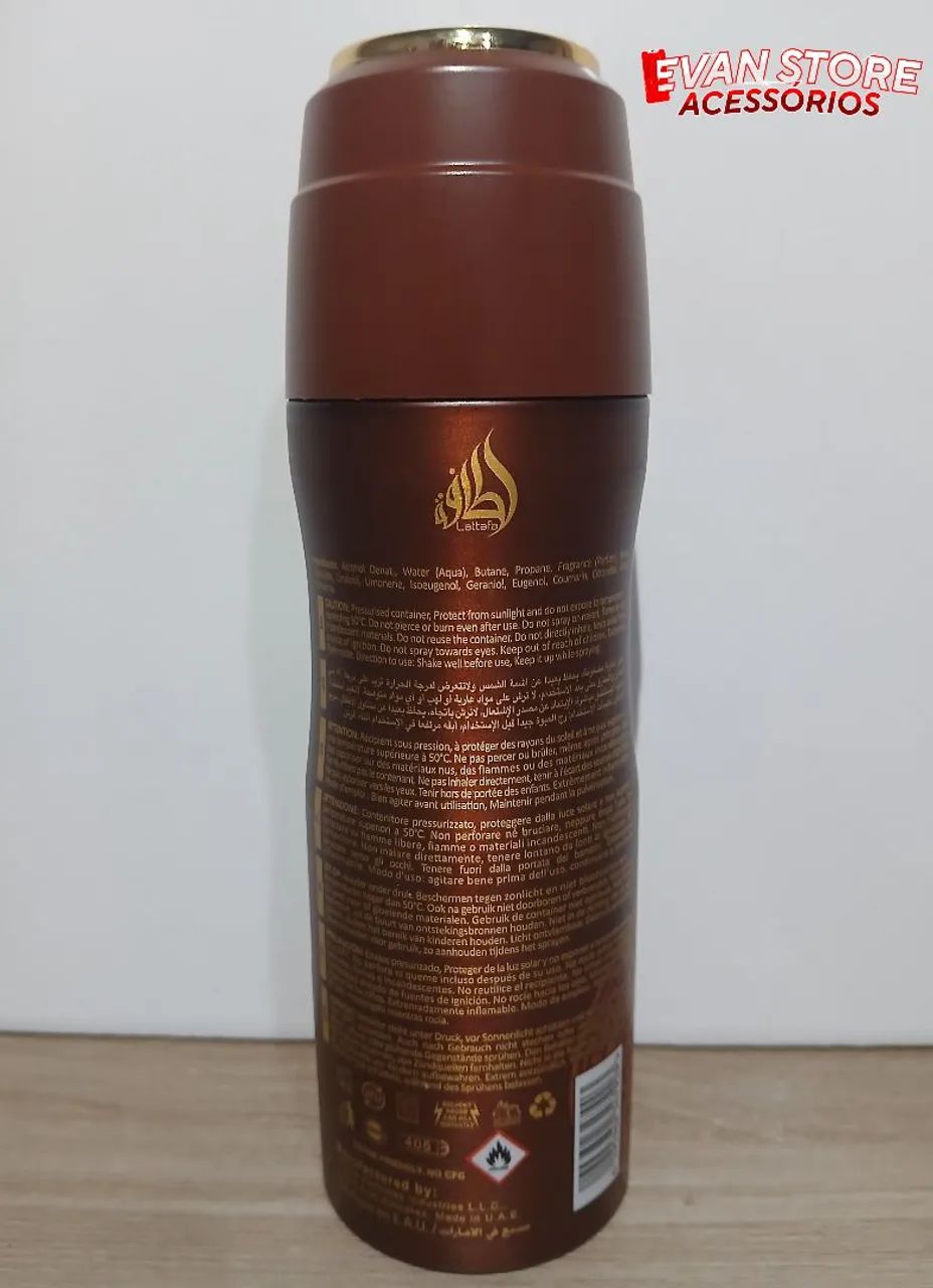 Perfume spray Asad Bourbon 200ml Original  - Foto 2