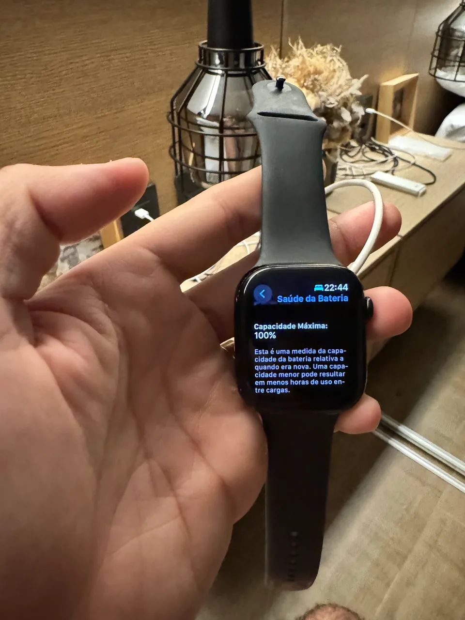 APPLE WATCH series 10 GPS - SAÚDE DA BATERIA 100% - Foto 4