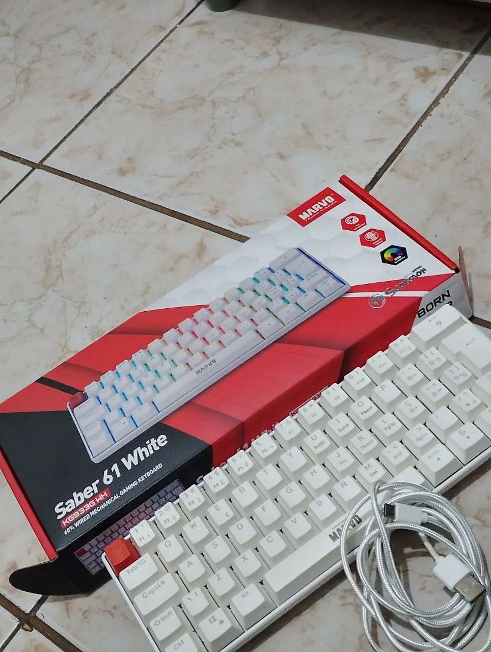Teclado gamer mecânico 60% (PROFISSIONAL) - Foto 2