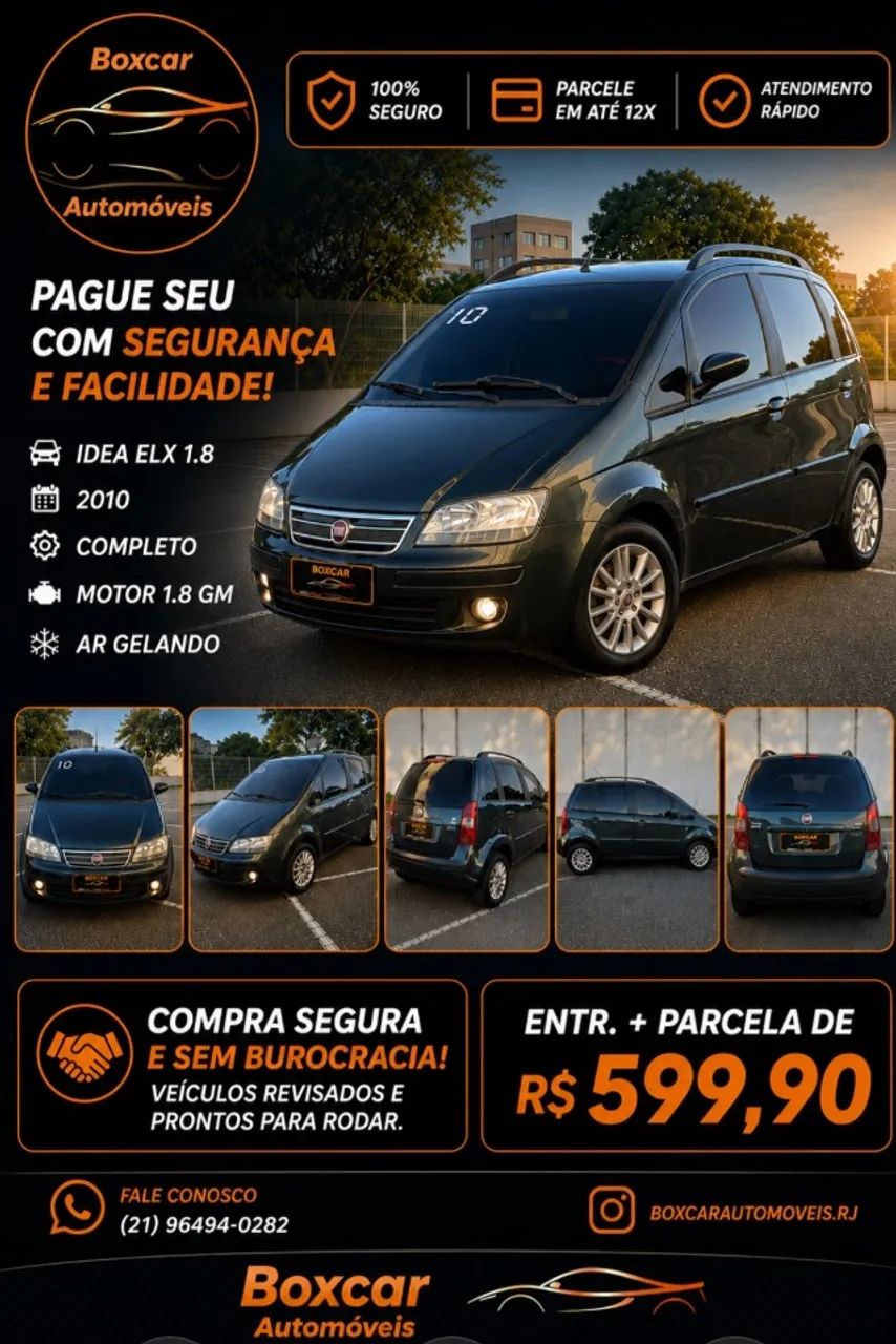 Fiat Idea Idea ELX 1.8 mpi Flex 8V 5p 2010