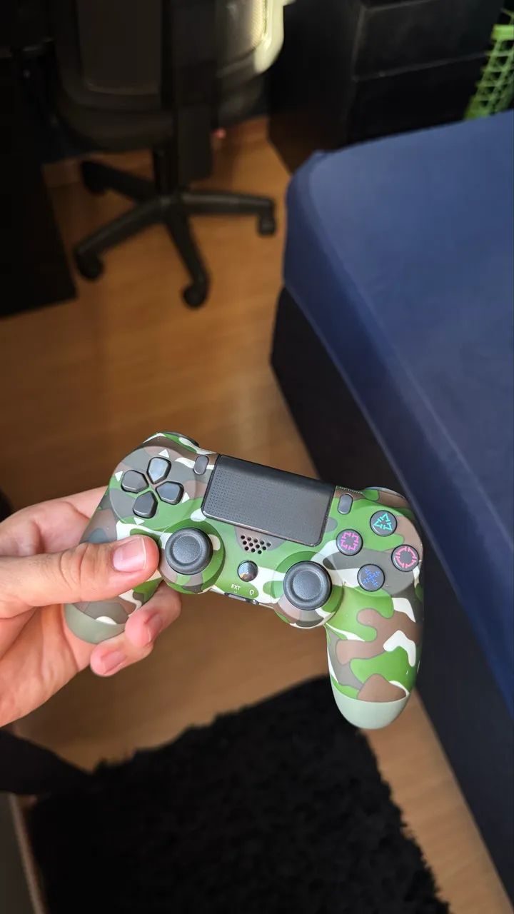 Controle sem fio compatível com PC e PS4