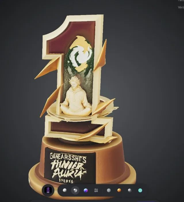 TROFEU FARMAR AURA 3D  - Foto 2