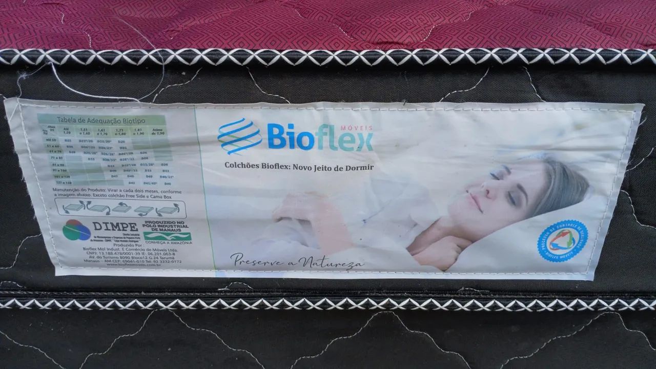 Cama box solteiro marca BIOFLEX SEMI-NOVA.  FA ÇO A ENTREGA *  - Foto 4