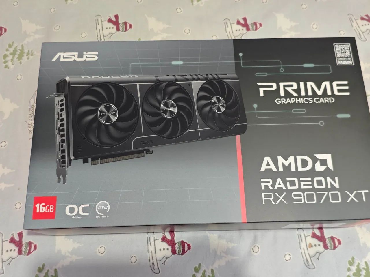 9070 XT Asus Prime (Nova lacrada + Garantia)