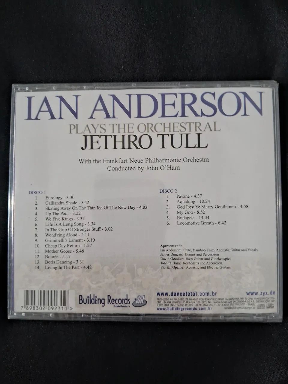 Cd duplo Ian Anderson lacrado tocando Jethro Tull  - Foto 2