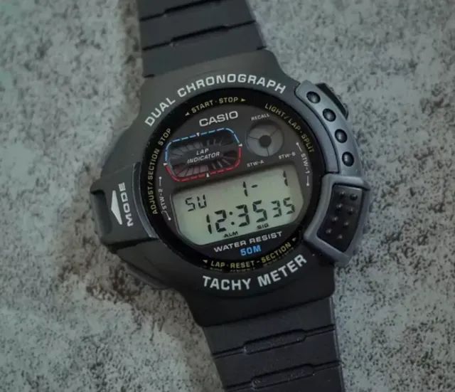 Casio Raríssimo Zero de Estoque Antigo Anos 80 Época Do Windsurf E Wingman - Foto 3