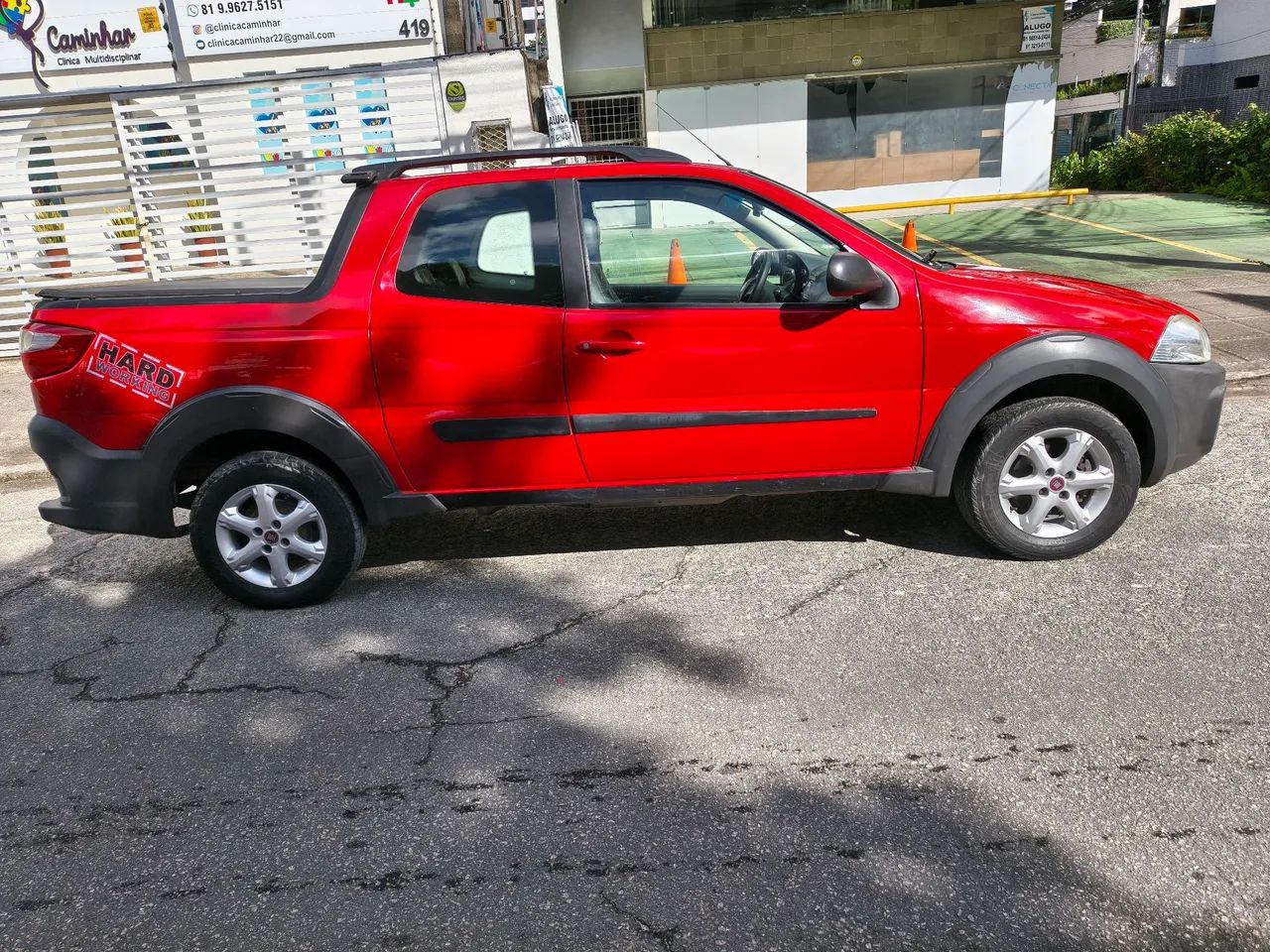 Fiat Strada Working Hard 1.4 Fire Flex 8V CD 2017 - Foto 5