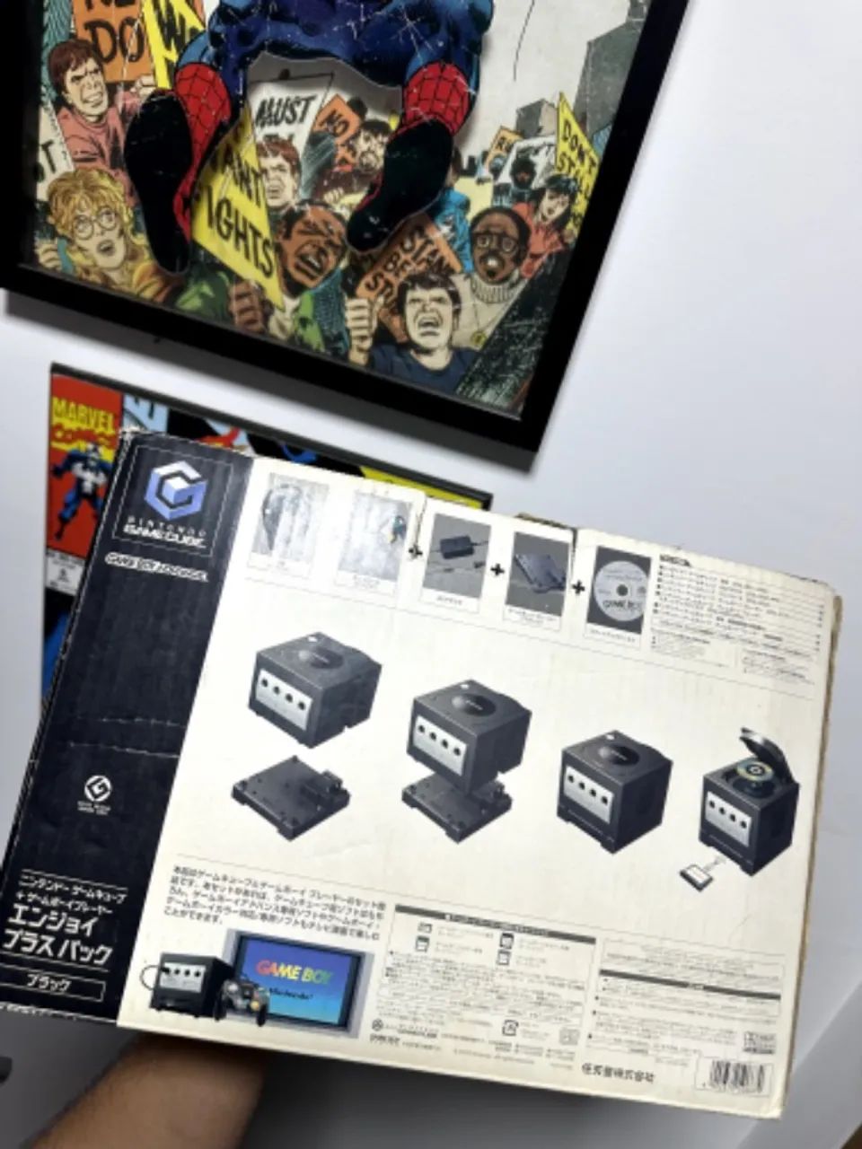 Nintendo Gamecube + Gameboy Player Completo (serial batendo) - Foto 2