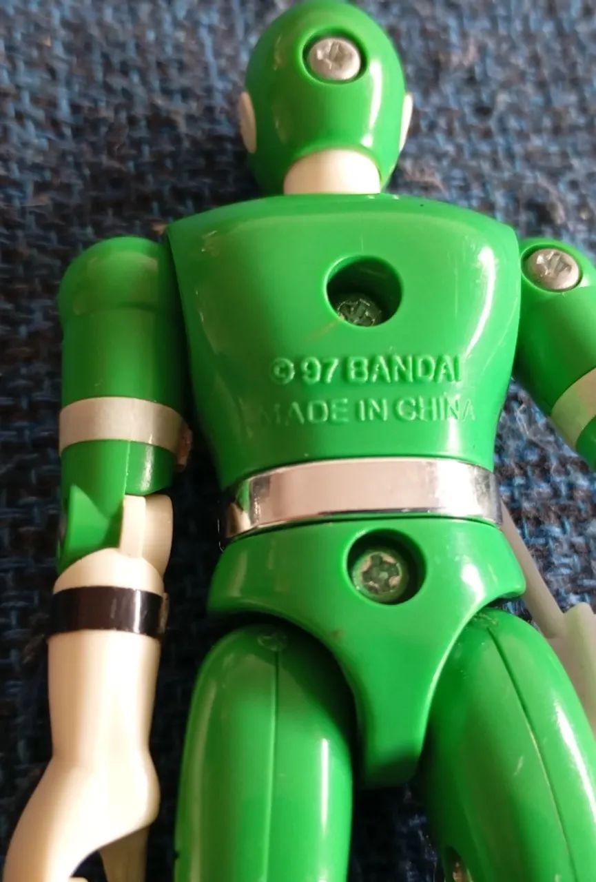 Boneco Power Rangers Turbo Verde Bandai 1997 - Foto 2