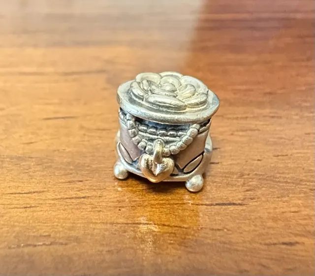 Charm porta joia raridade PANDORA 