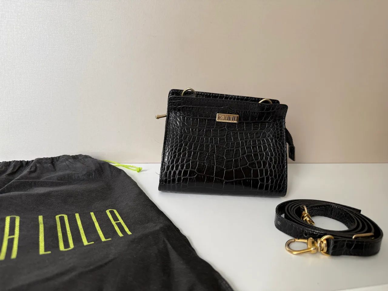 Bolsa em couro Santa Lolla - Foto 2