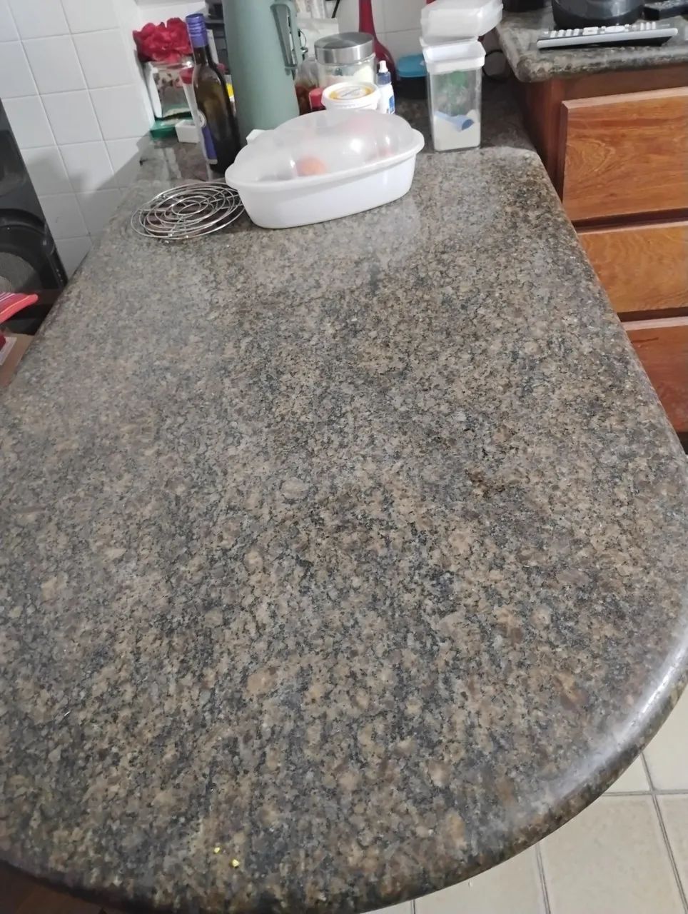 Mesa de pedra tipo mármore  - Foto 3
