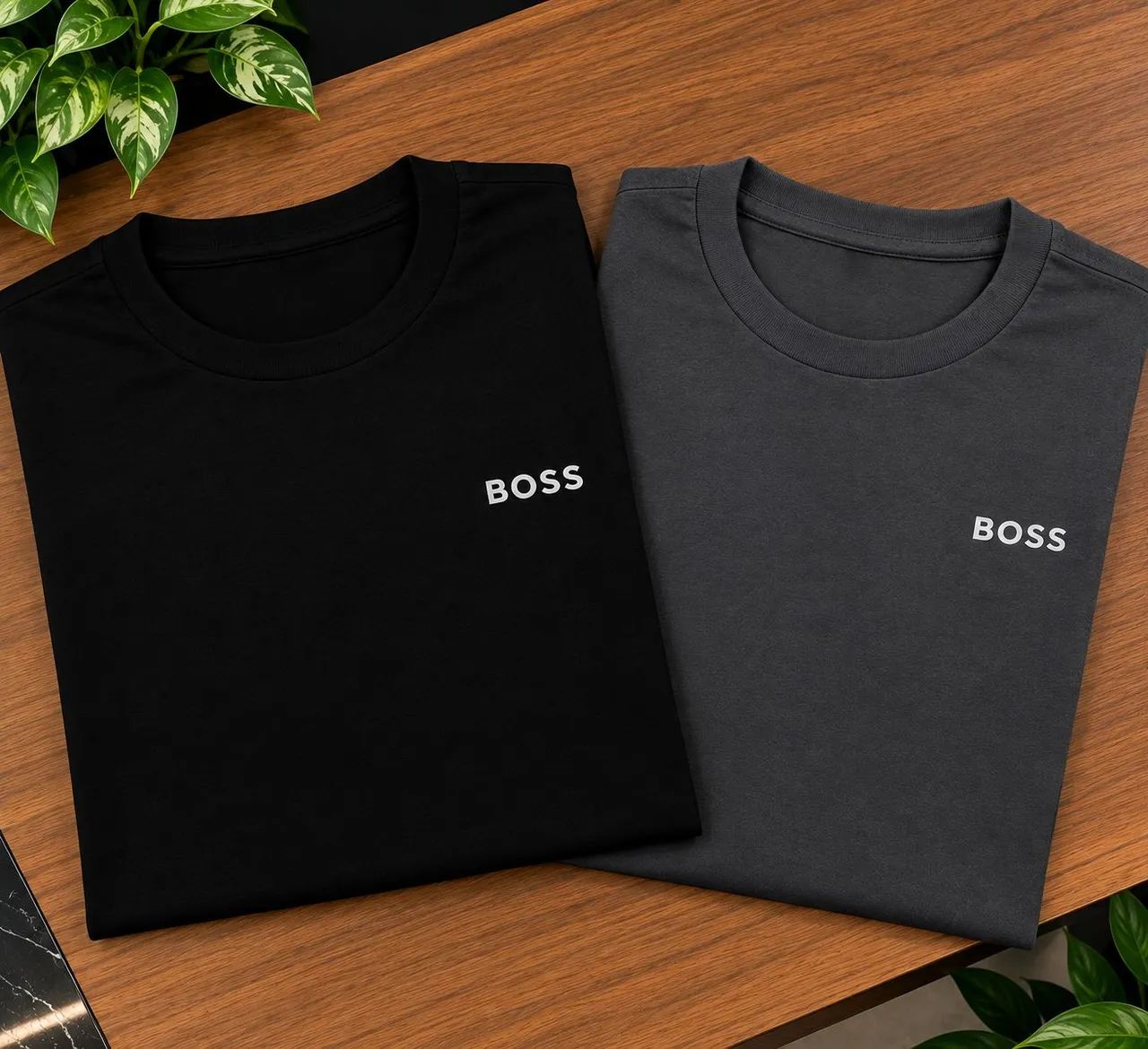 Camisetas lisas e com estampas 