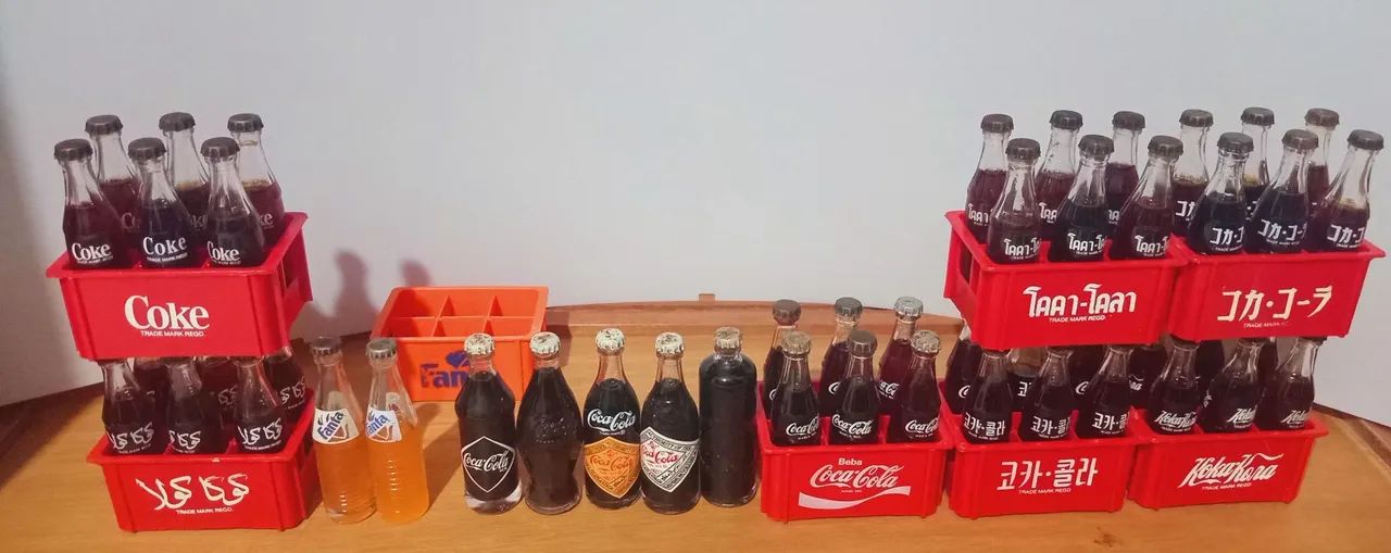 Coleção garrafinhas Coca-Cola e Fanta - Foto 2