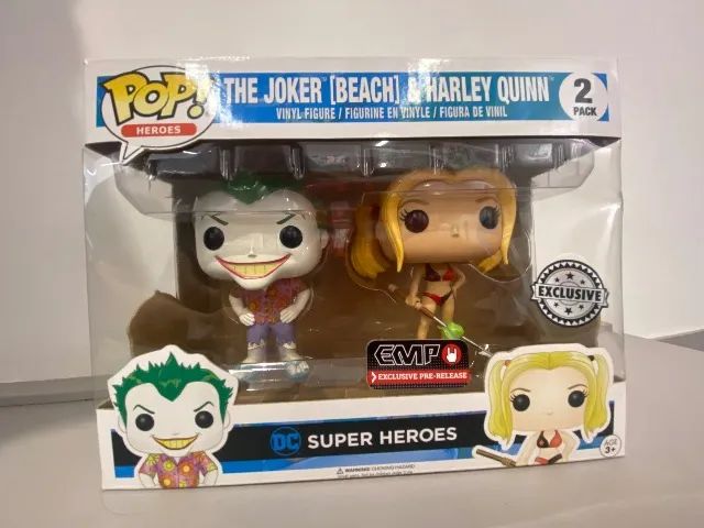 Funko Pop! The Joker (Beach) & Harley Quinn