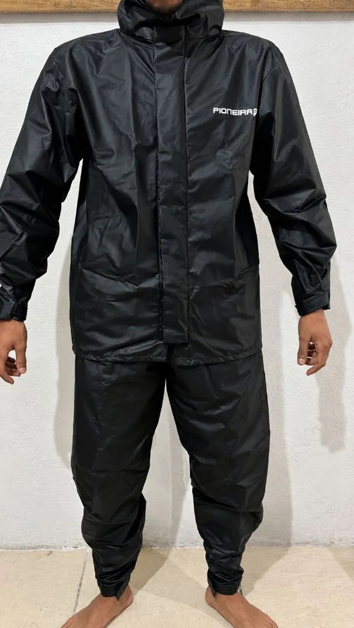 Capa de chuva pioneira 