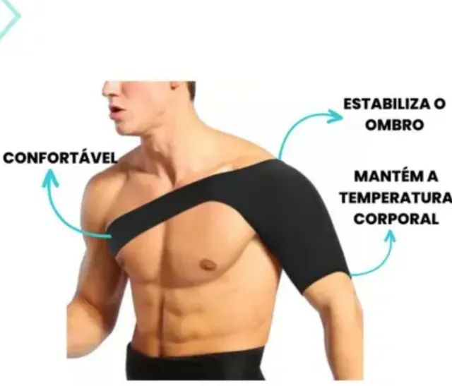 Suporte de ombro com Velcro ajustável  - Foto 2