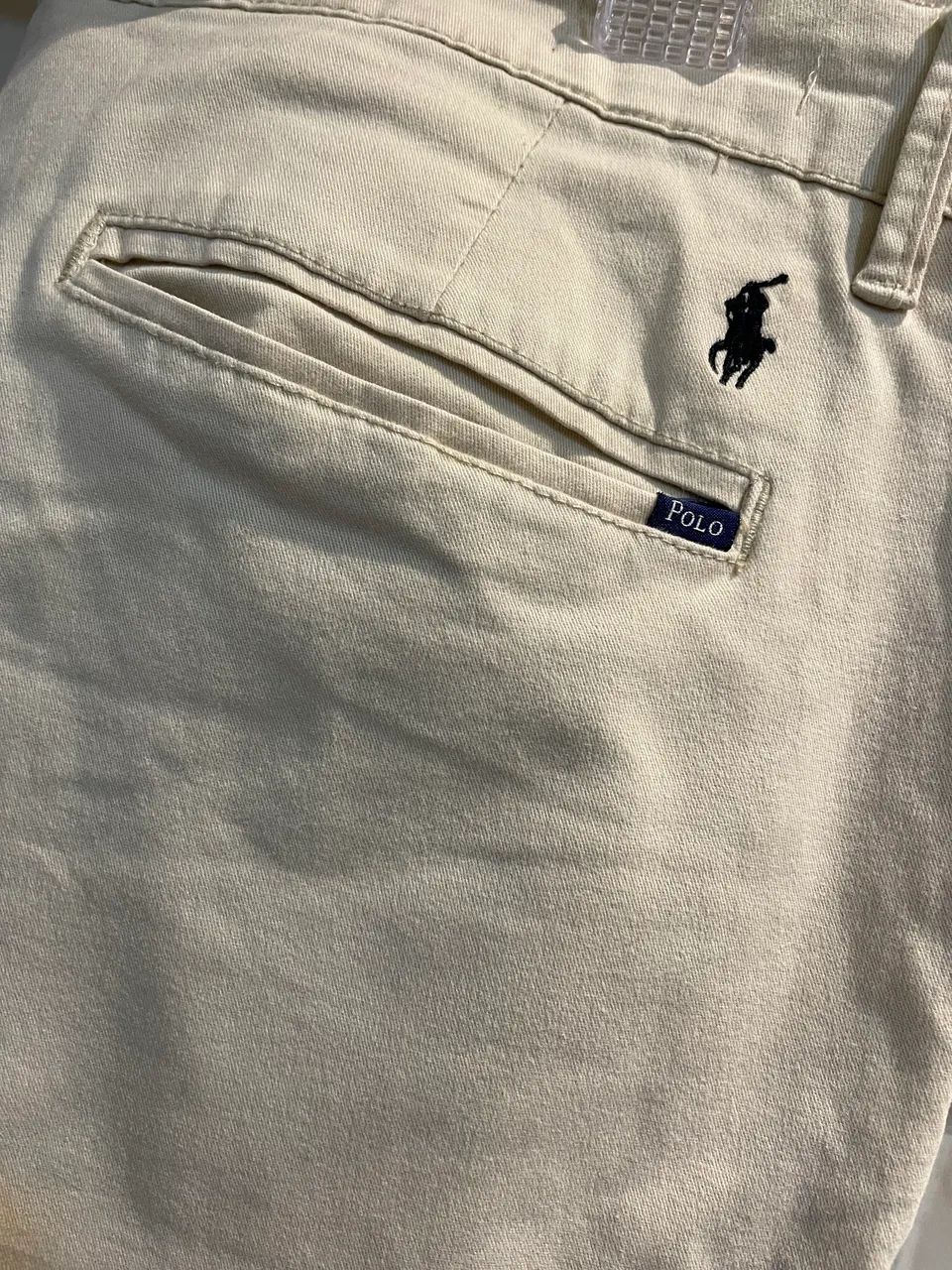 Calça Sarja Masculina Cor Areia Tamanho 44 Original - Foto 2