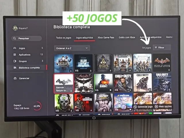 Xbox Series S c +50 Jogos + Base Carregadora - Foto 3
