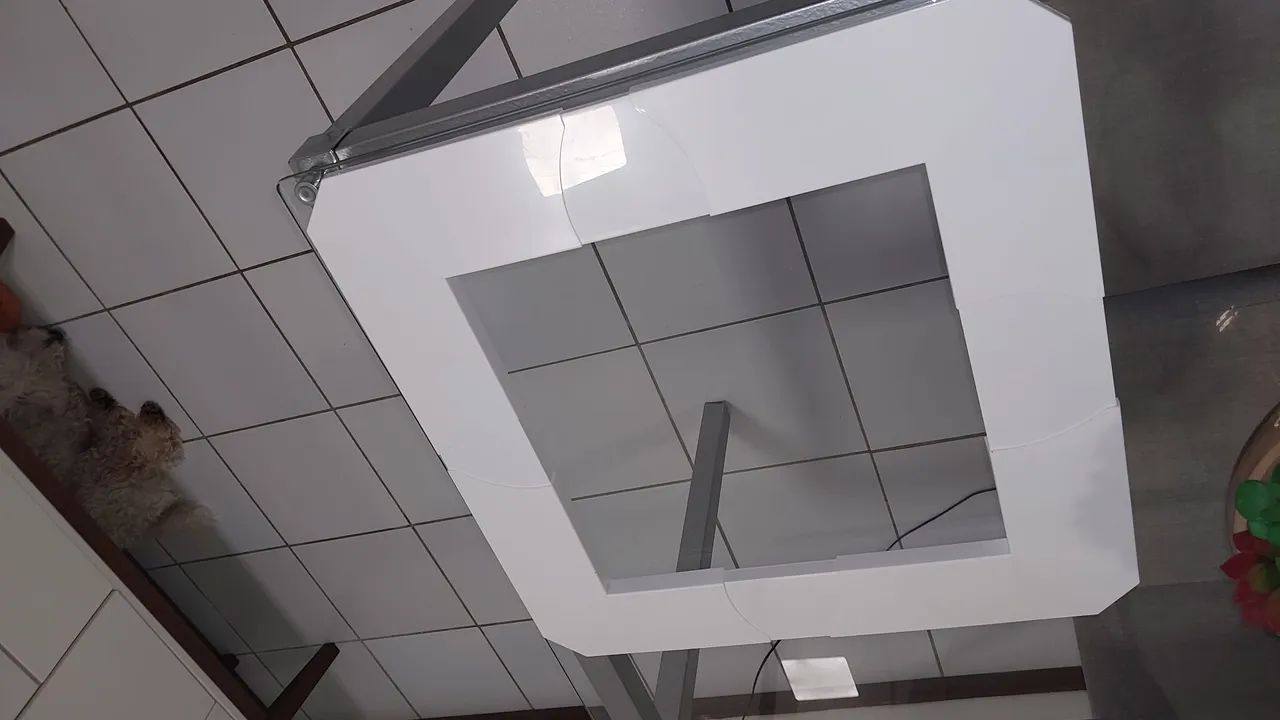 Moldura para ar condicionado regulável Branca - Foto 3