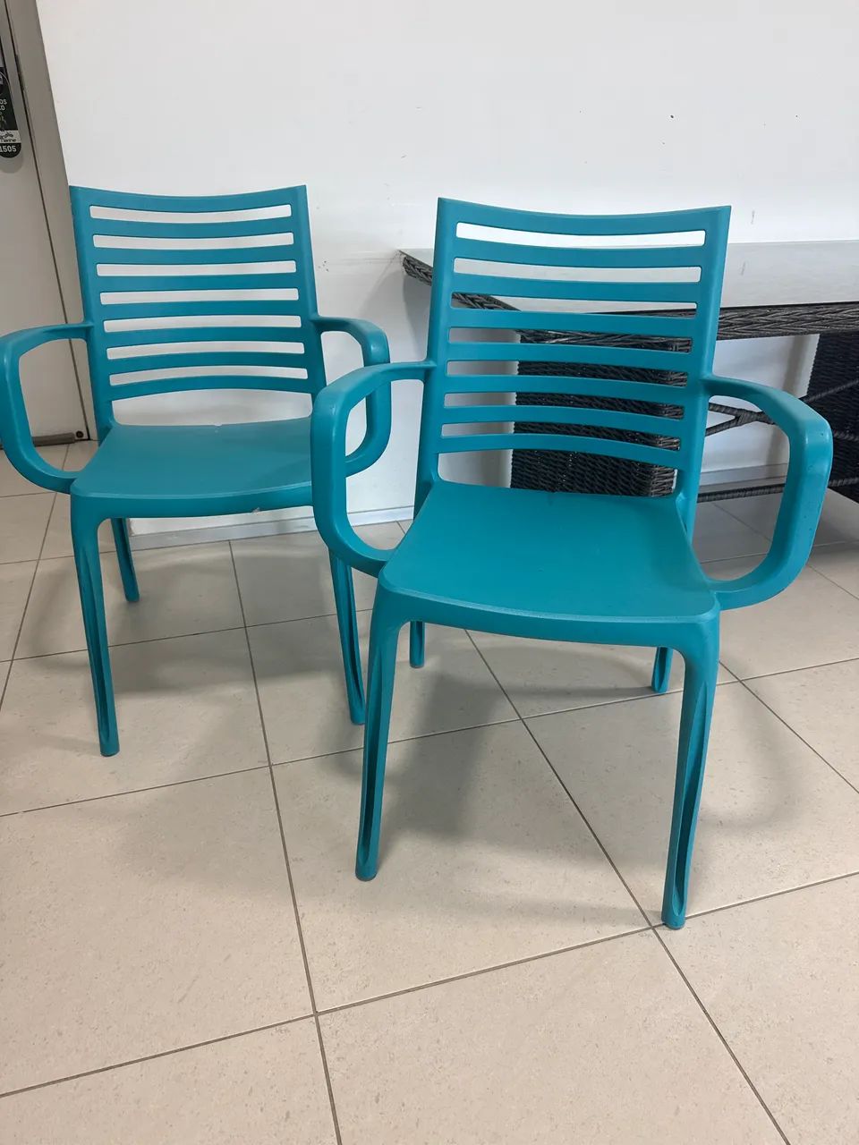 Mesa de ratan 6 lugares seminova - Foto 3